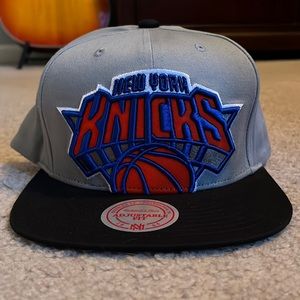 Used Mitchell & Ness NBA New York Knicks Flat Brim Adjustable Hat